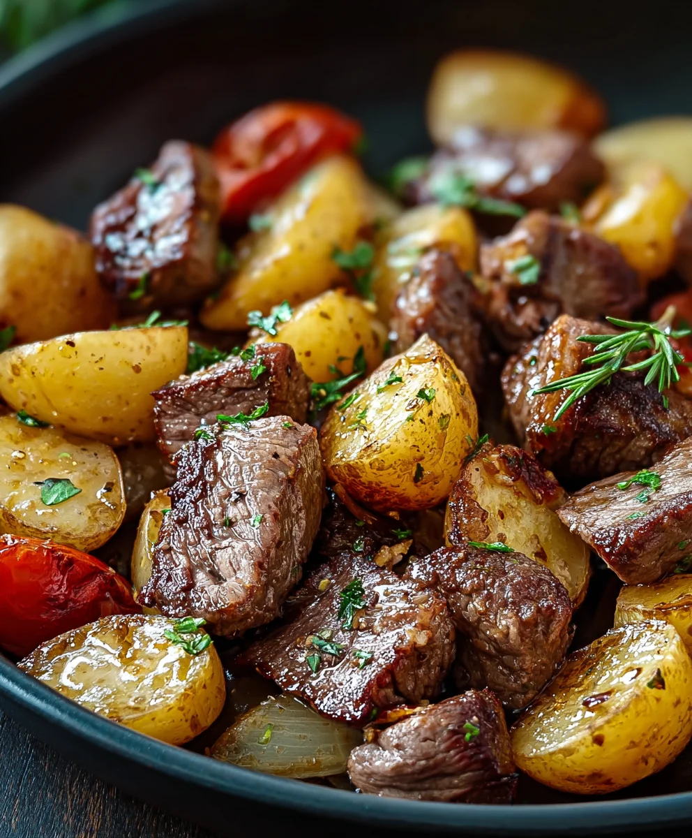 Bouchées de bœuf et pommes de terre : Le plat réconfortant ultime