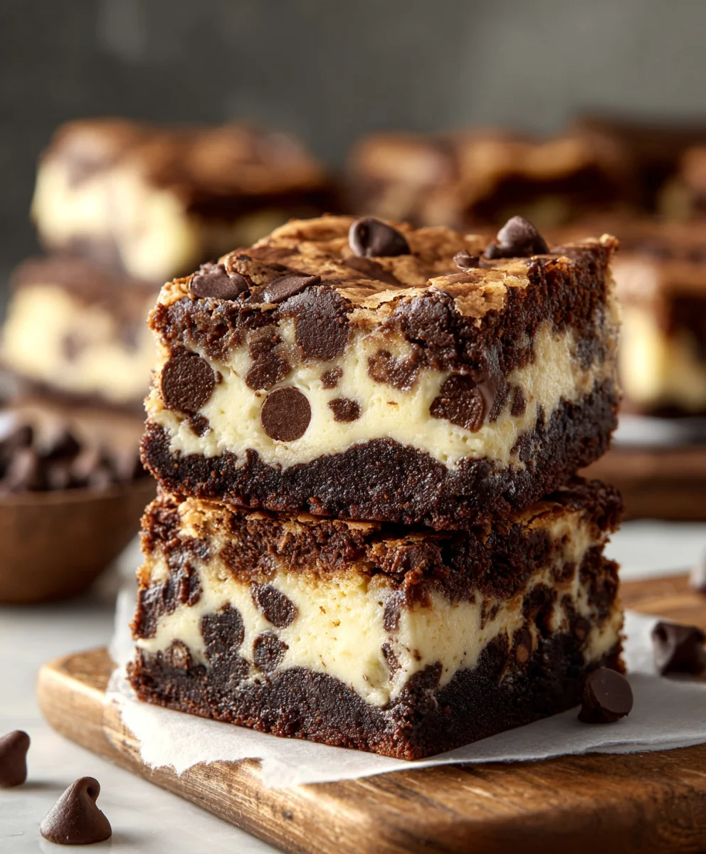 Brownies Fondeurs au Fromage Frais & Pépites de Chocolat