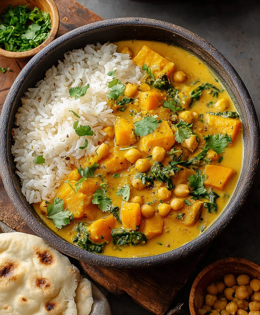 Curry de Potiron et Pois Chiches : Réconfort d'Automne