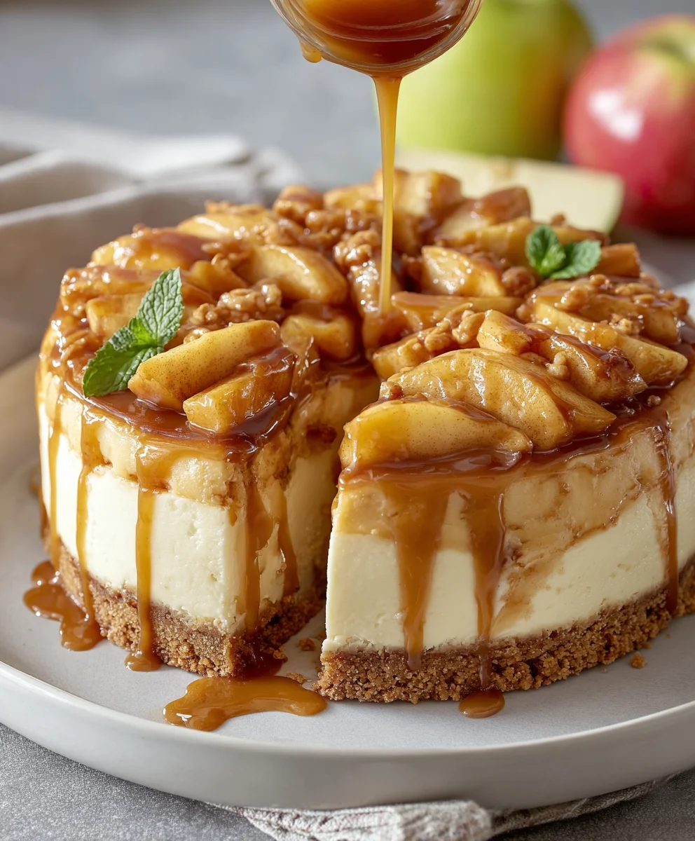 Cheesecake Tarte Pomme Caramel Salé : Le Délice Suprême