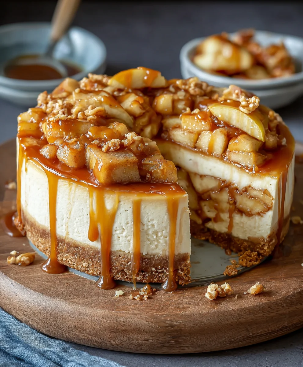 Cheesecake Tarte Pomme Caramel Salé : Le Délice Suprême