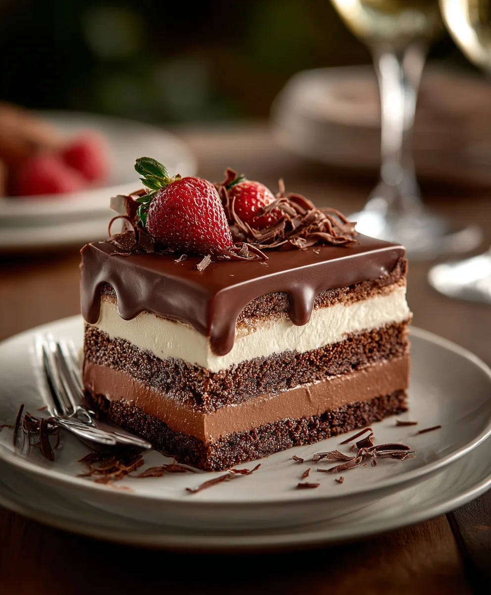 Délice Chocolat Superposé : Un Plaisir Étagé Irrésistible