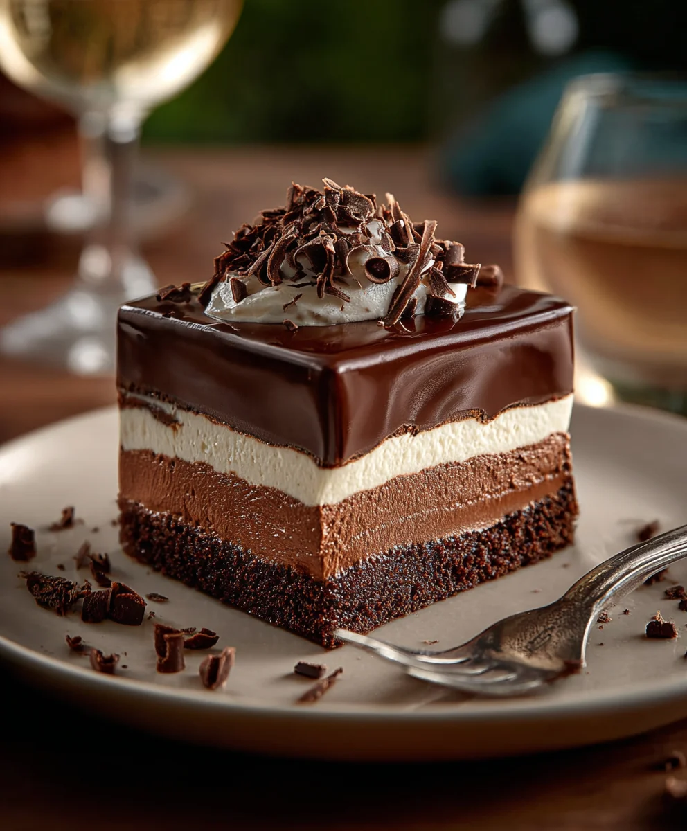 Délice Chocolat Superposé : Un Plaisir Étagé Irrésistible