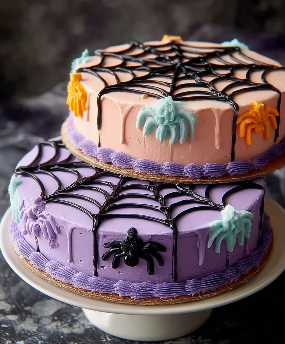 Recette : Gâteau Toile d'Araignée Halloween Pastel Magique