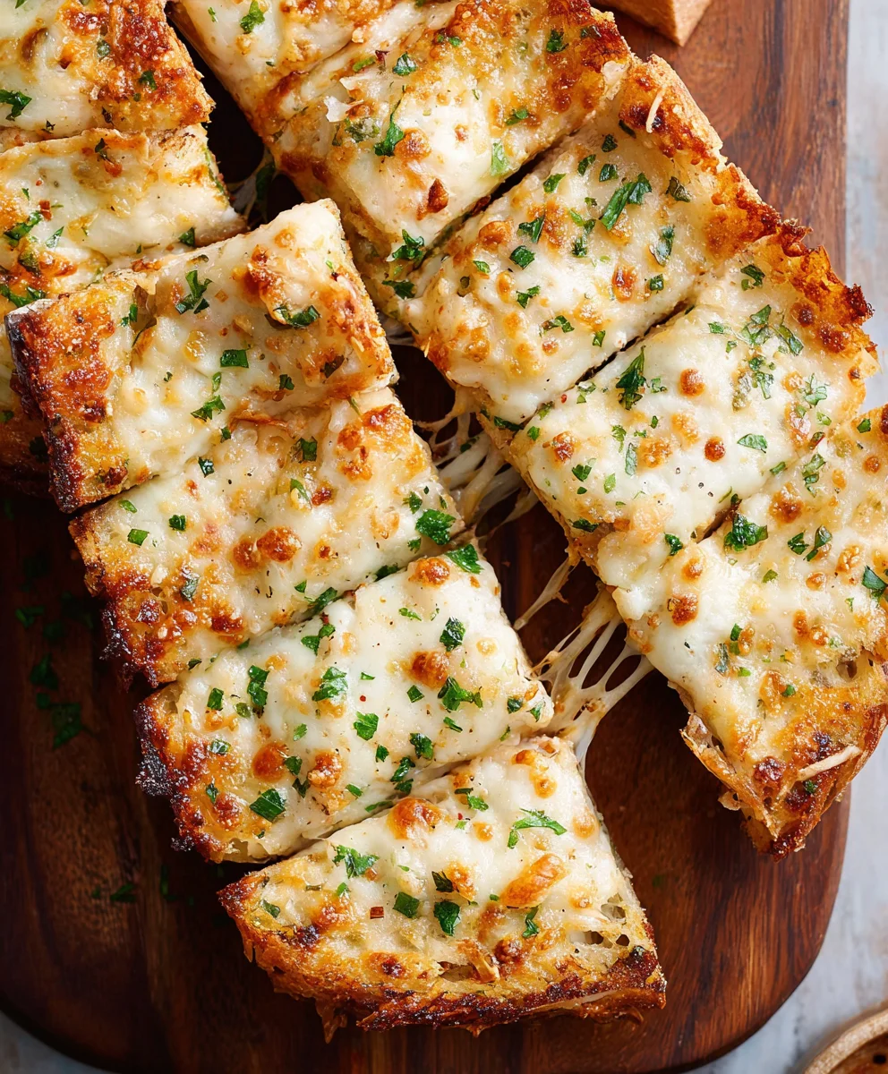 Recette ultime de pain à l'ail extra-fromagé et fondant