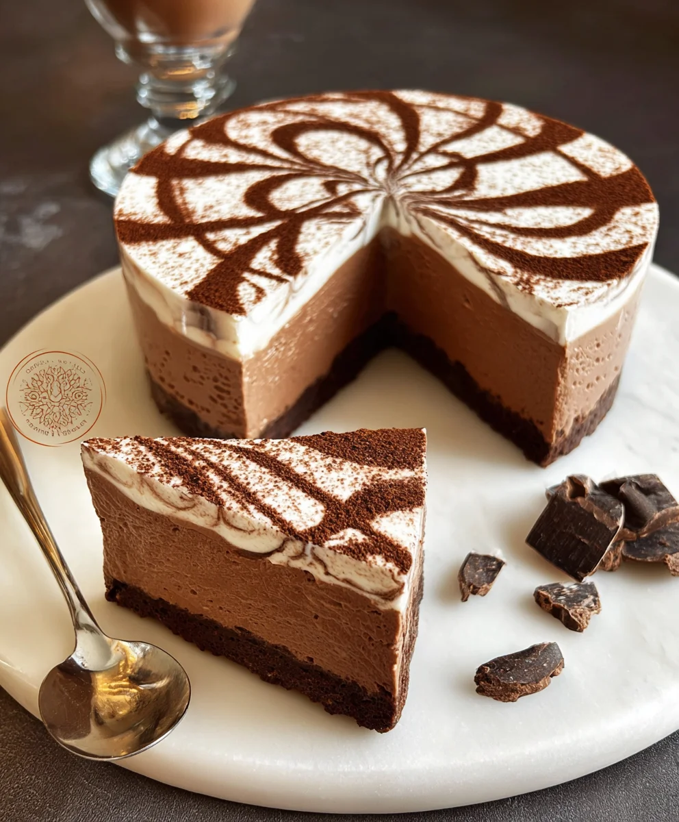 Mousse Zébrée aux Deux Chocolats : la recette facile et chic