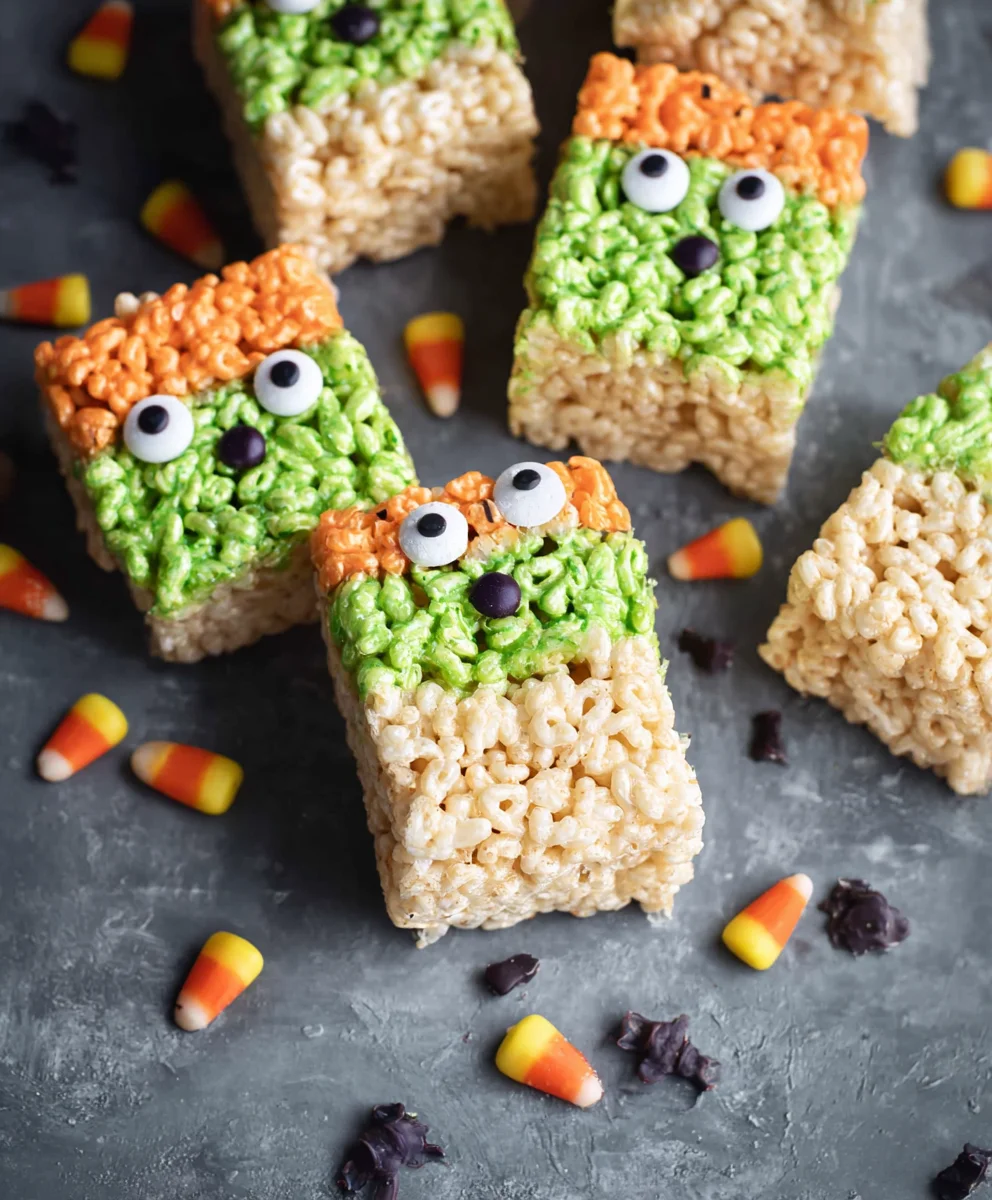Friandises Rice Krispie d'Halloween ÉPOUVANTABLES !