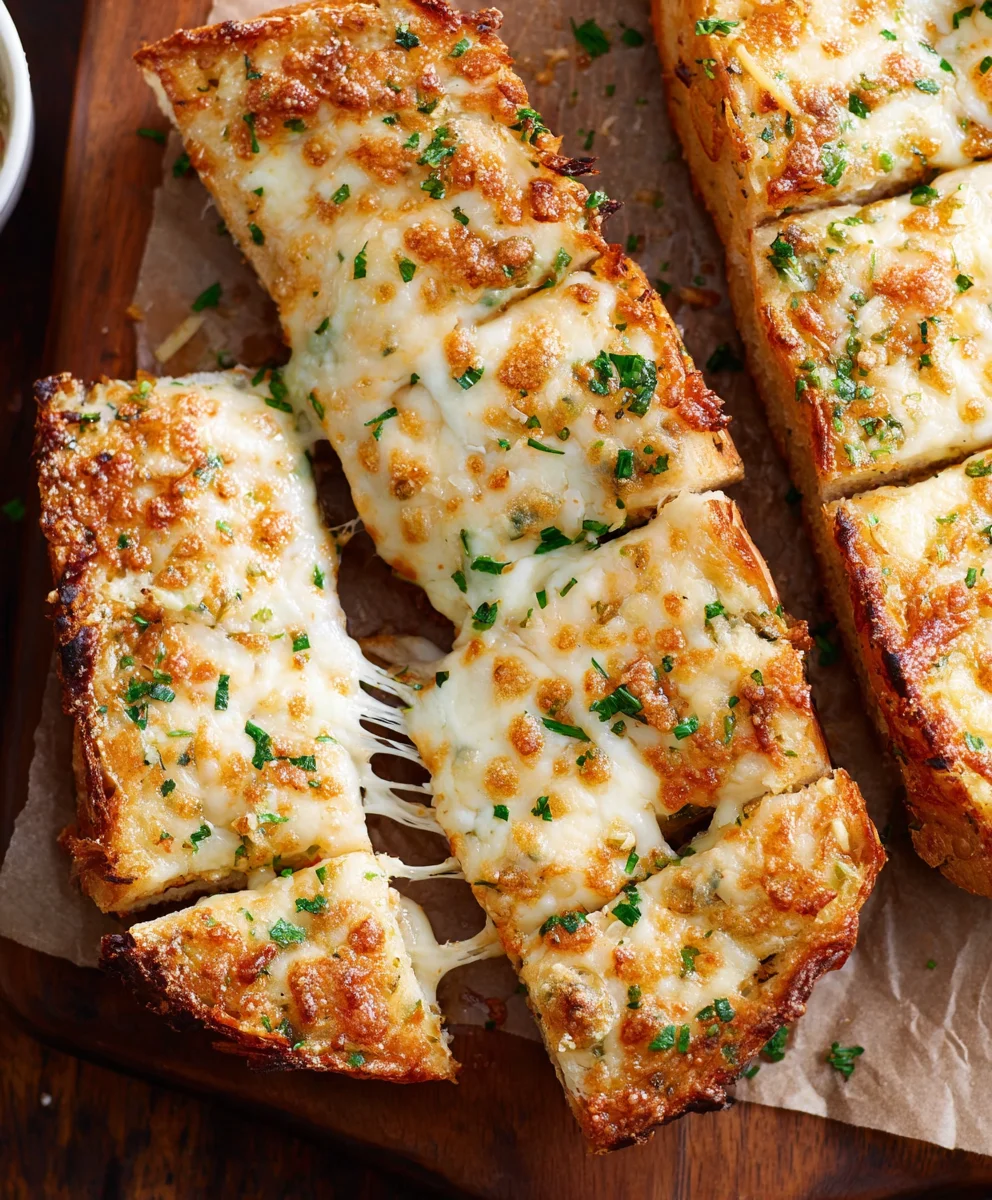 Meilleur Pain à l'ail Gratiné au Fromage – Recette Facile