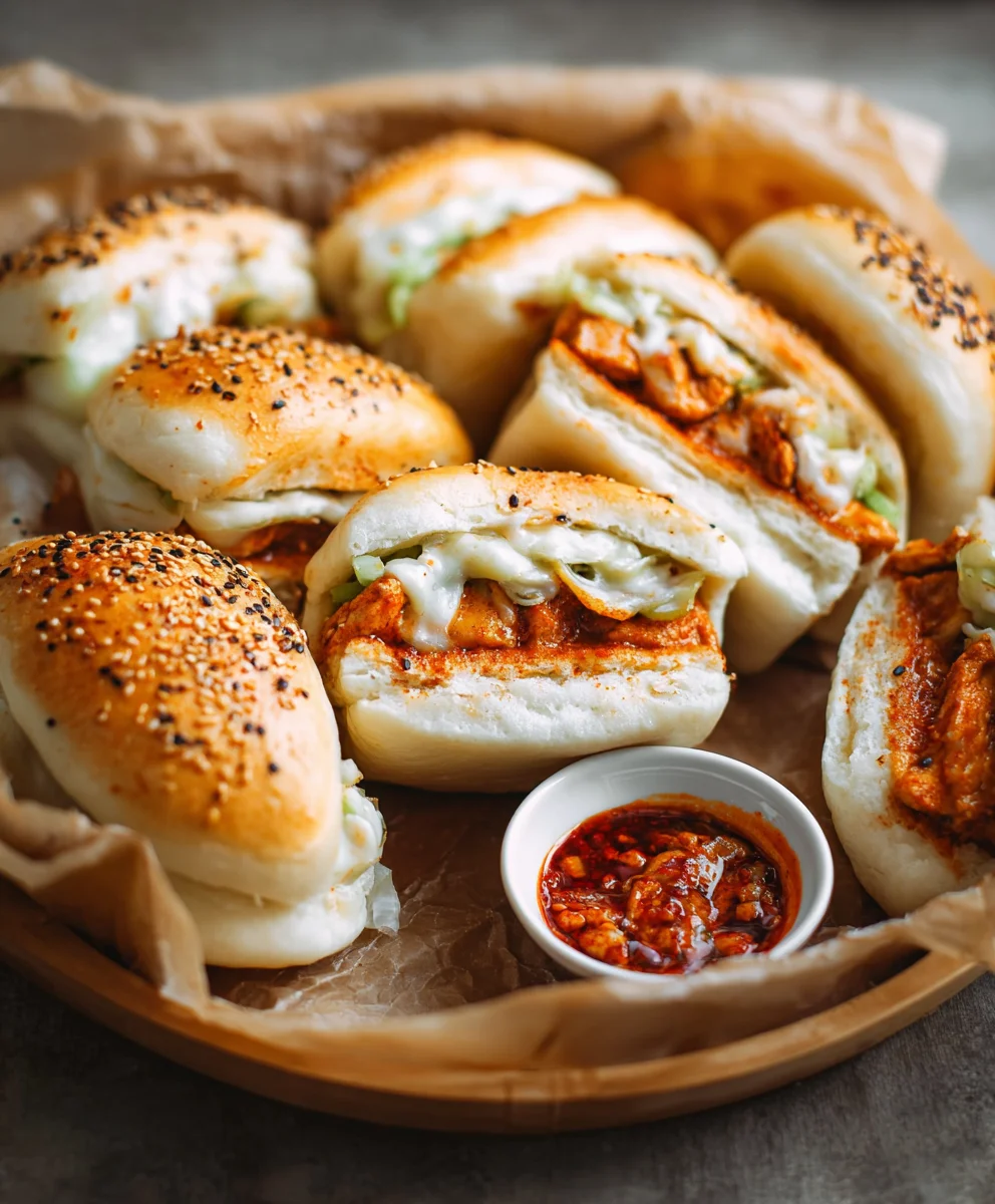 Brioches Poulet Fromage 