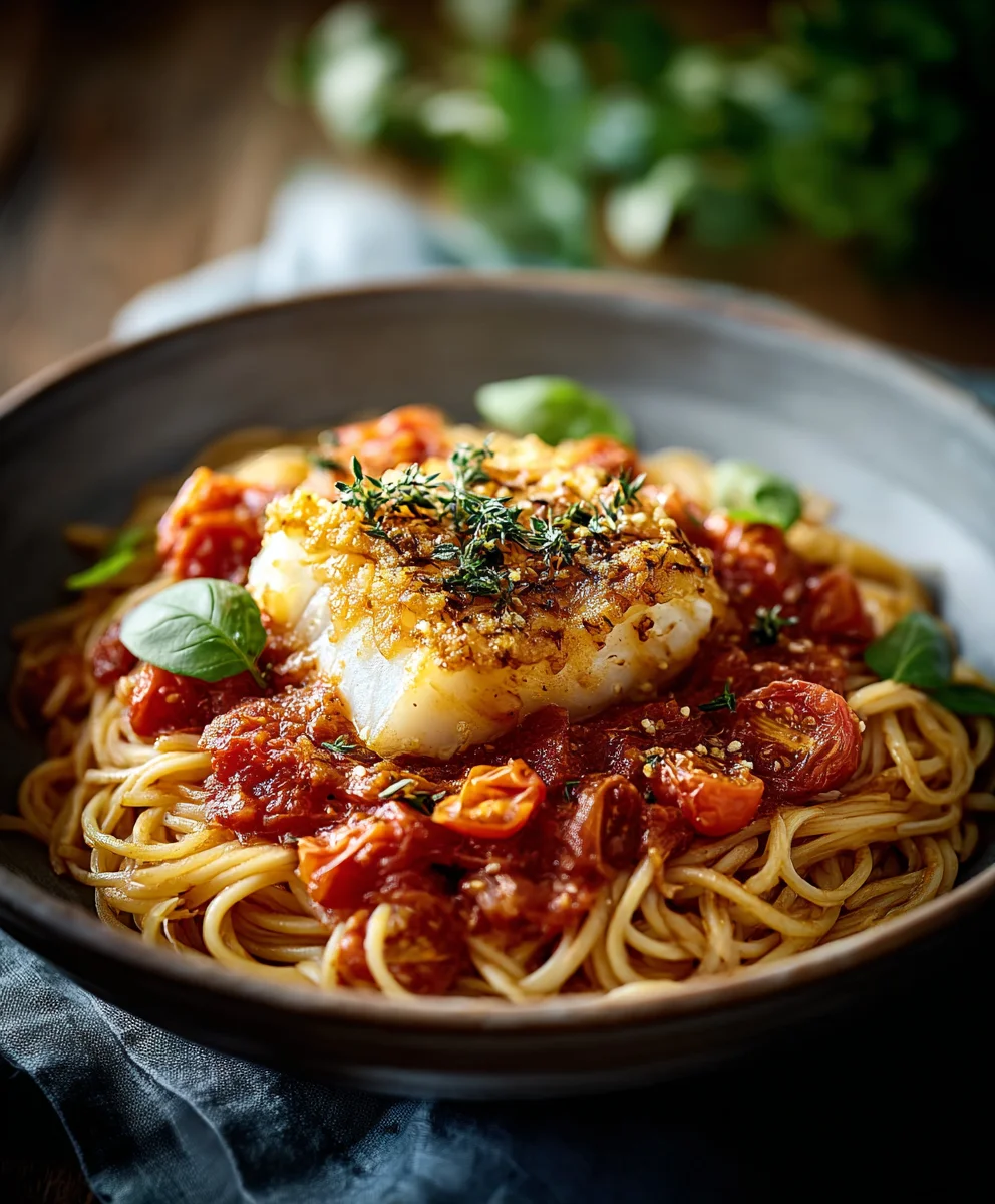 Pâtes Tomate Cabillaud : Recette Facile & Savoureuse