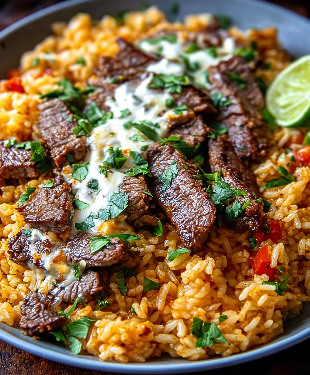 Recette Gourmande Riz Steak Queso : Explosion de Saveurs !