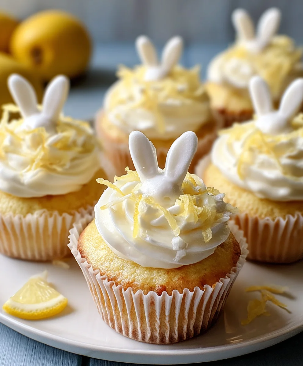 Cupcakes Lapin au Citron Gourmands : Recette Facile & Festive