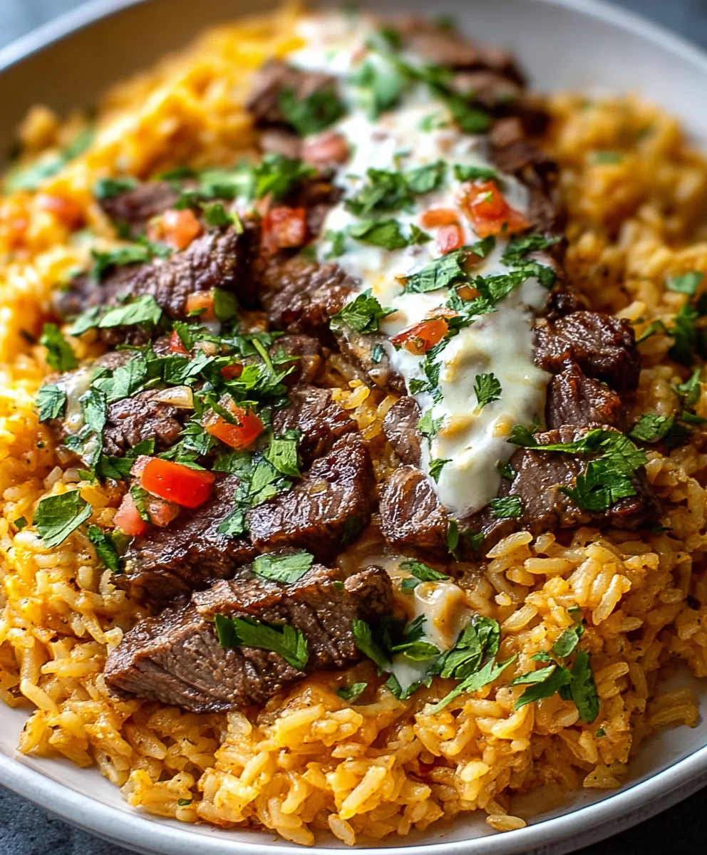 Recette Gourmande Riz Steak Queso : Explosion de Saveurs !