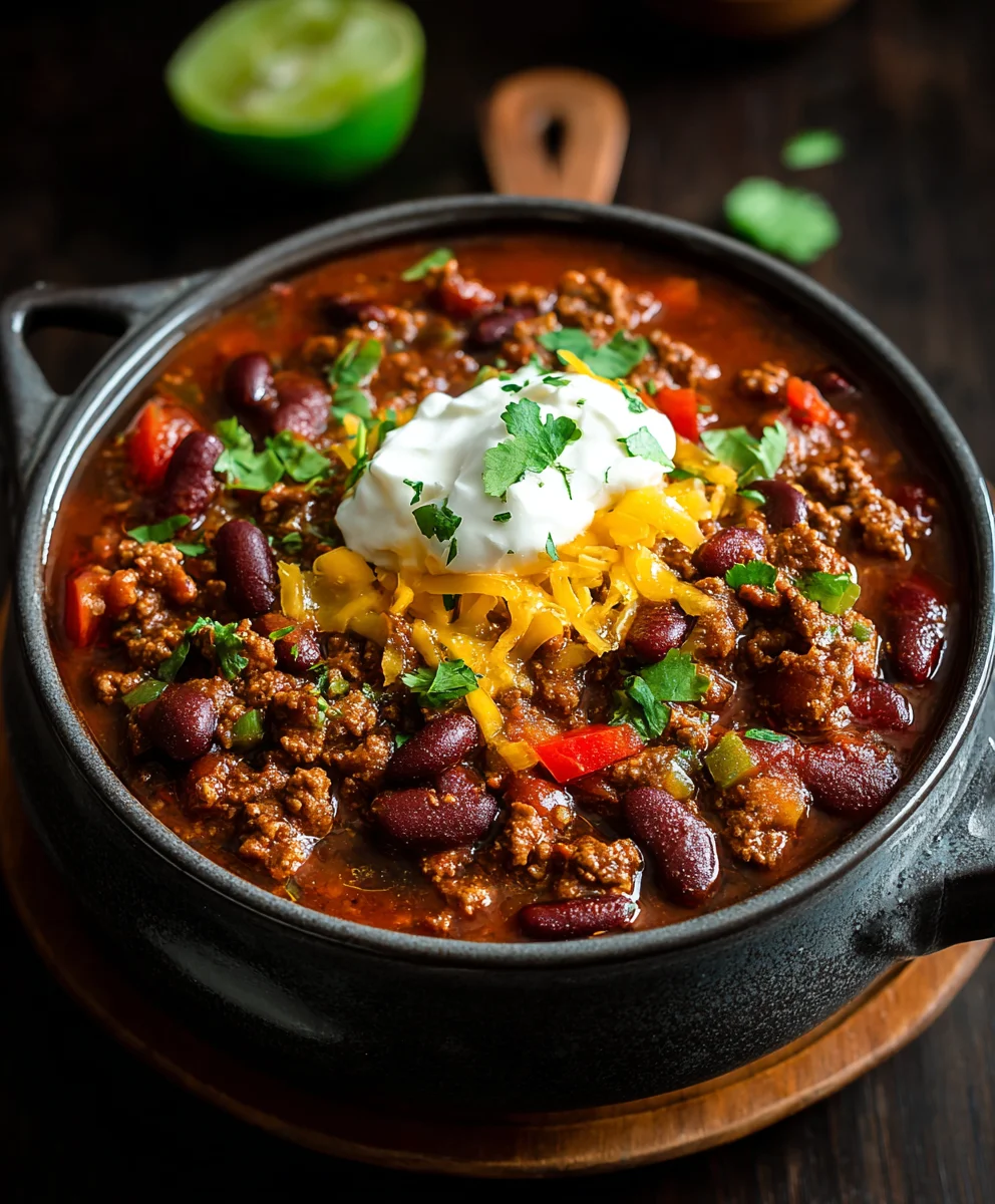 Chili One Pot aux Haricots: Le Plat Réconfortant Parfait
