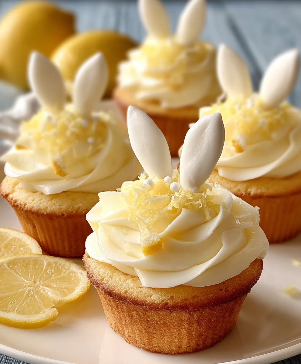 Cupcakes Lapin au Citron Gourmands : Recette Facile & Festive