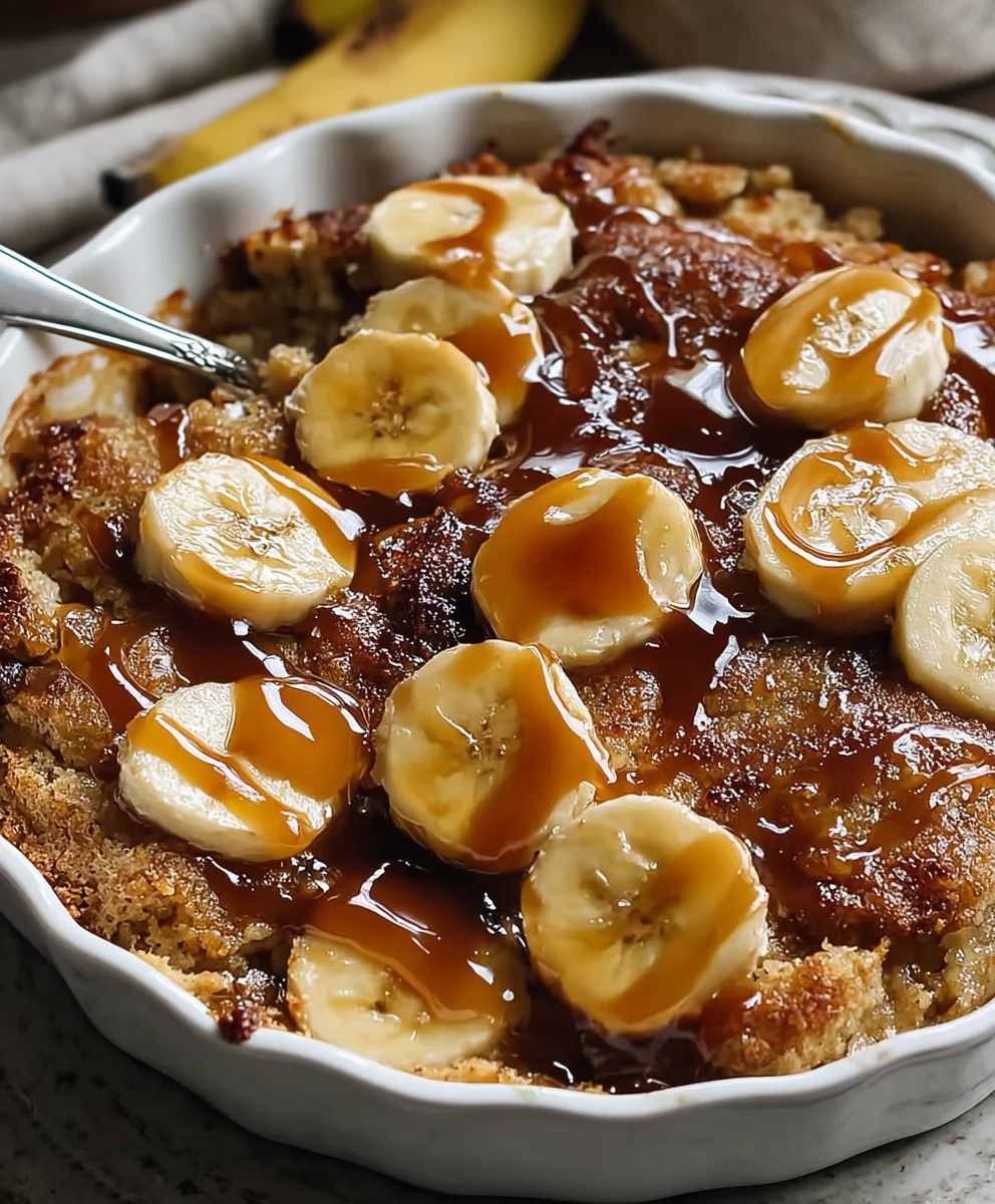 Cobbler Bananes Foster Irrésistible (Sans Alcool)