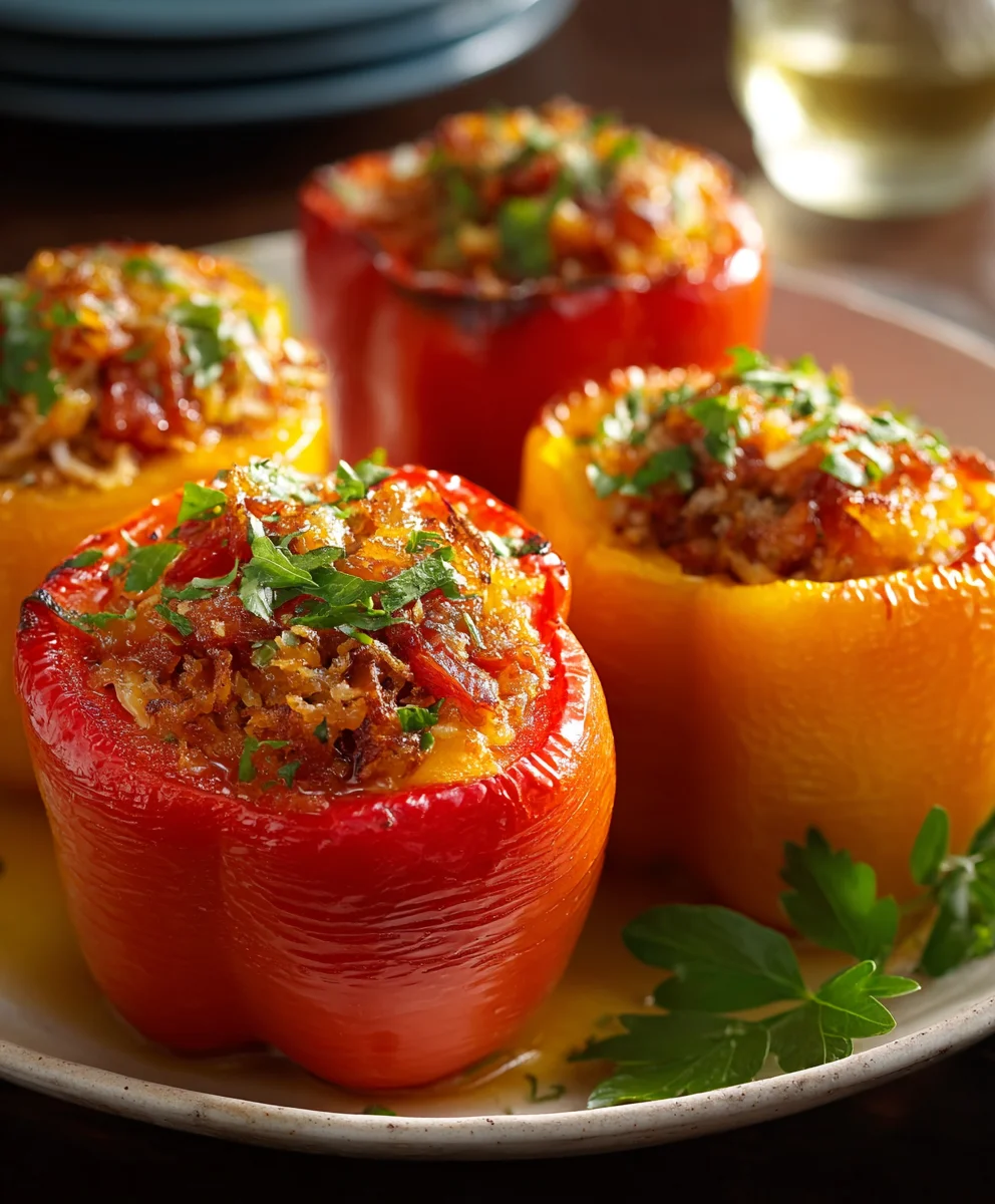 Poivrons Farcis Faciles : Recette Rapide et Savoureuse