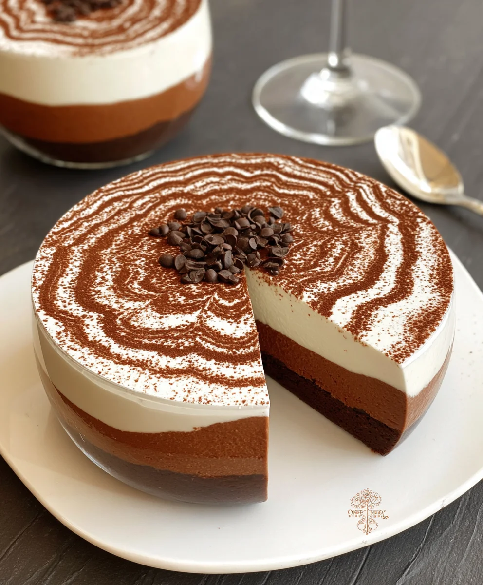 Mousse Zébrée Chocolats Facile et Gourmande