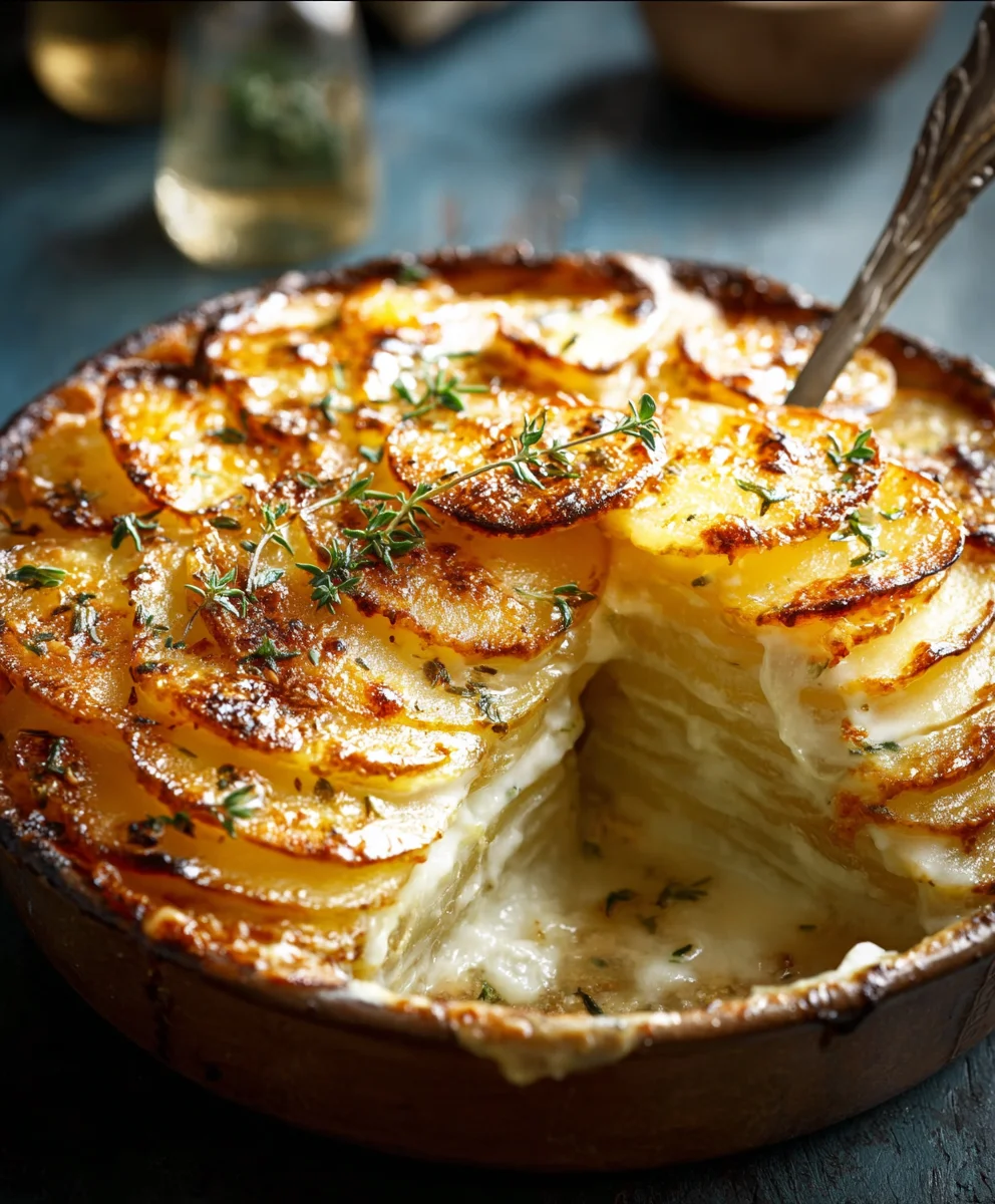 Gratin Pomme de Terre Croustillant et Fondant : Recette Facile
