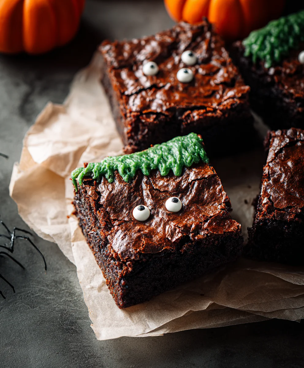 Brownies d'Halloween : Recettes Festives
