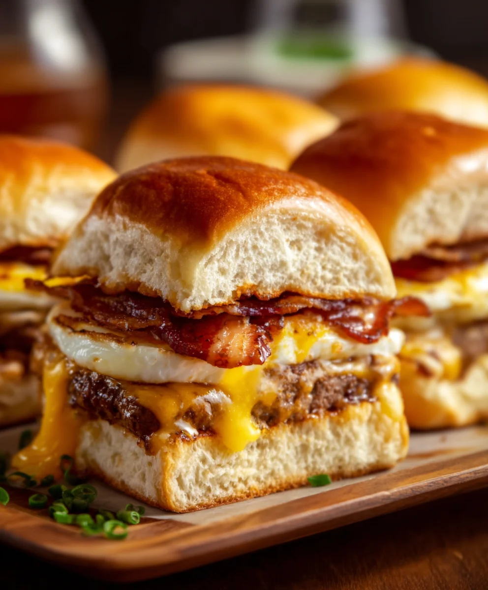 Sliders Cowboy : Petit Déj Boeuf & Œufs Facile