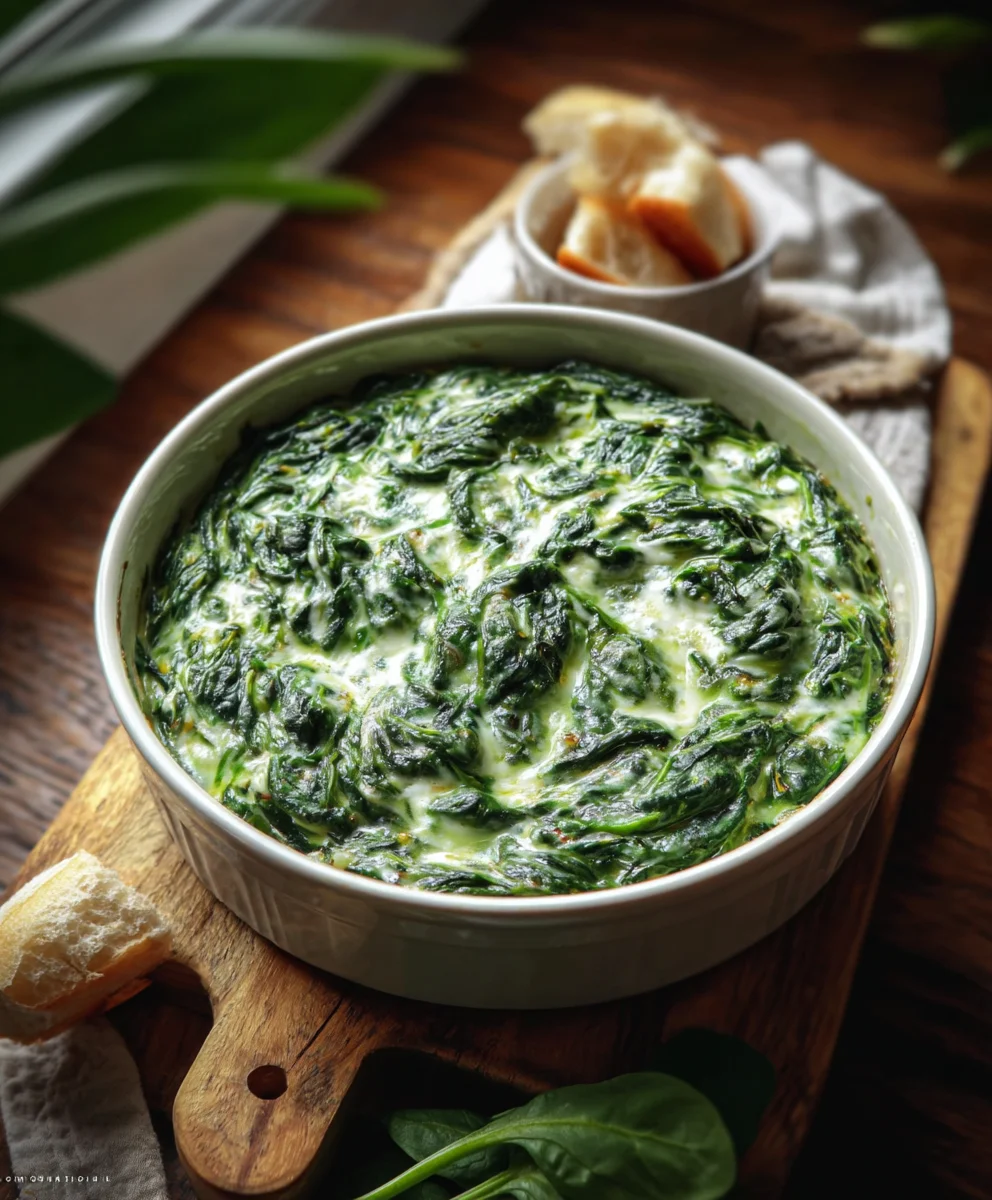 Easy Creamy Spinach Recipe - Quick & Delicious Side Dish