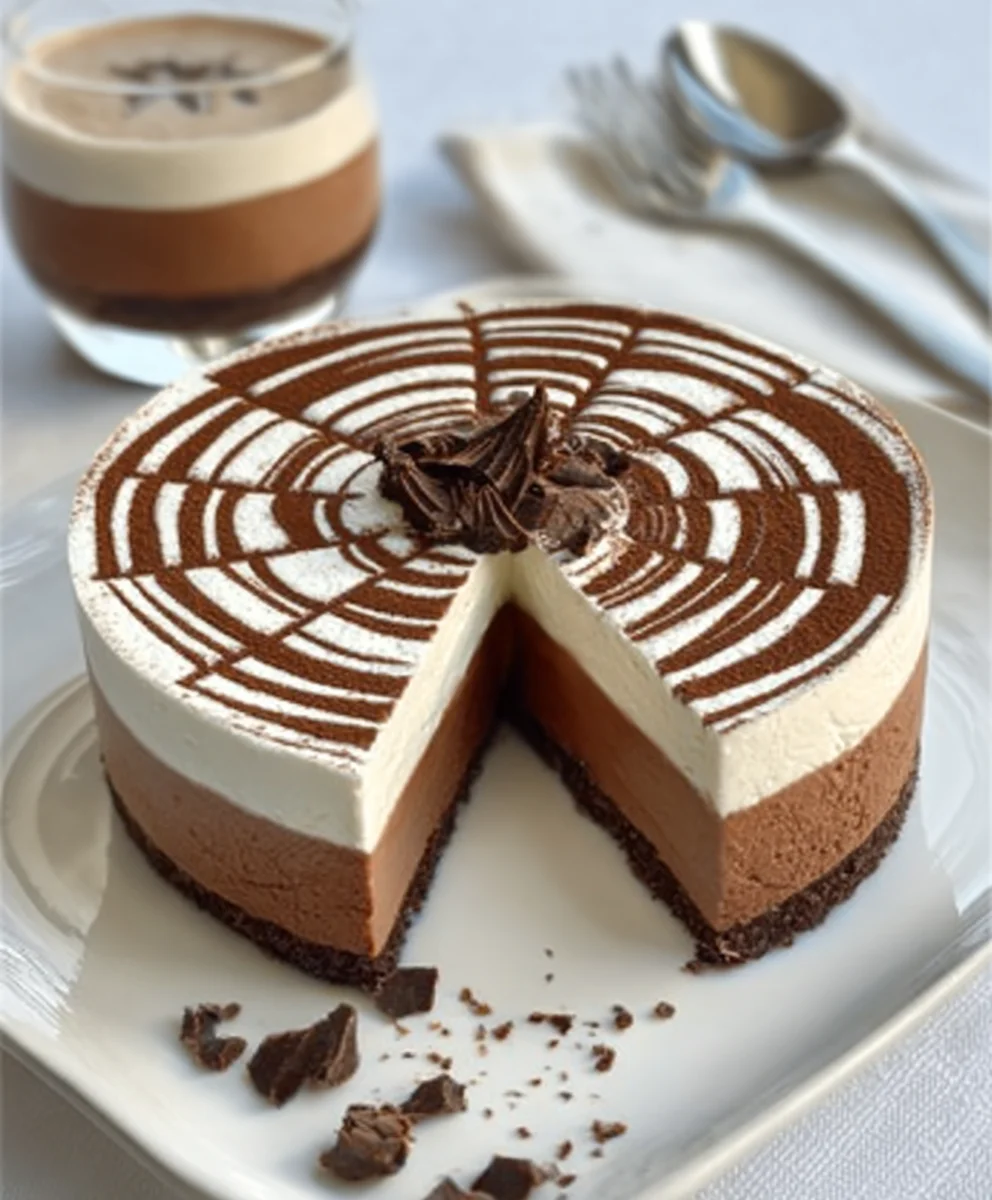 Mousse Zébrée Chocolats Facile et Gourmande